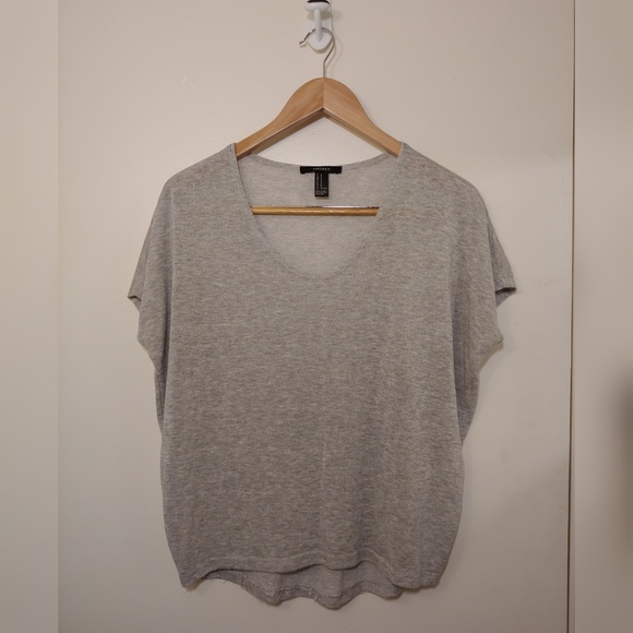 Forever 21 Tops - 🏷Forever 21 Scoopneck Heather gray tunic M
